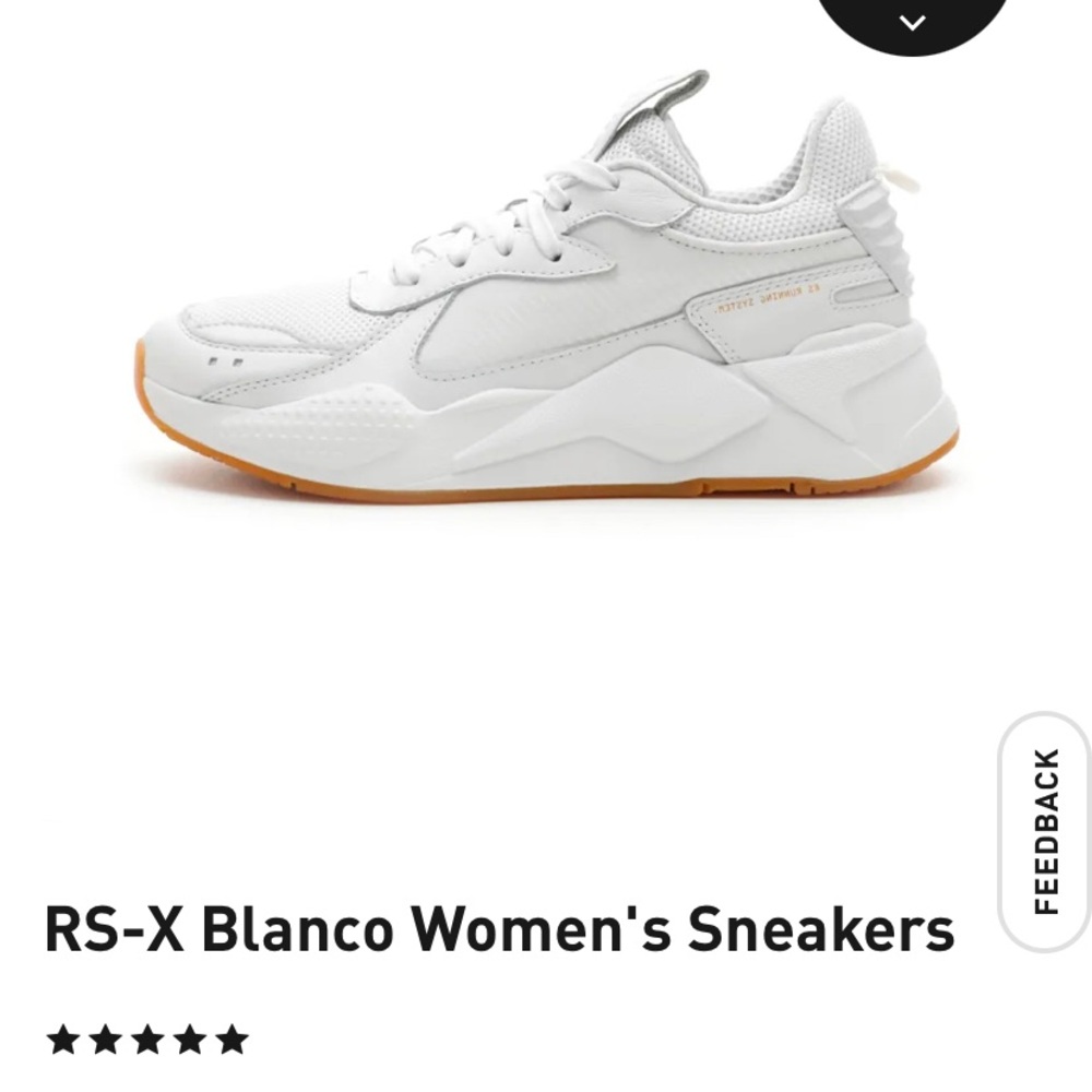PUMA RS-X Blanco Women's Sneakers (Size 7 fits like a Size 6)